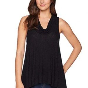 Free People We the Free Swing it Cowl Tank Top - Black Size XS